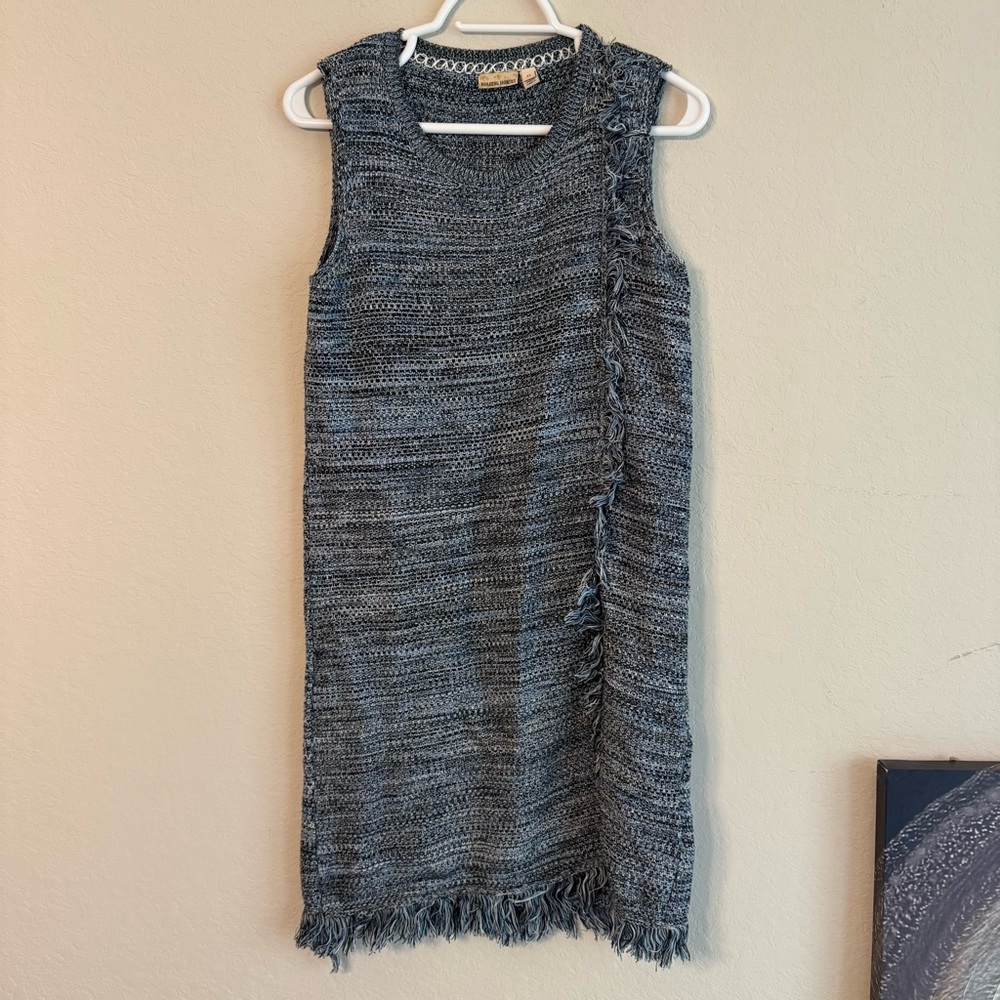 Anthropologie Holding Horses sleeveless Tweed Sweater Dress XS
